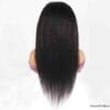 ca0085ef-9458-422b-9bff-842c23de3e8c.jpg 180% Density Kinky Straight Human Hair Wig with Adjustable Drawstring 3-in-1 Half Wig, Rose Net Cap & Natural Hairline - Machine-Made for Women, All Ethnicities