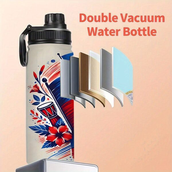 ead8308afad64491aed6feafb6edfb2d-goods.jpeg 1pc 20oz Stainless Steel Tumbler with Haiti Flag & Floral Design, Leak-Proof Lid, Reusable Coffee Cup for Office, Travel, Beach, Parties - Durable & Stylish Gift Idea, Travel Drinkware | Vibrant Tumbler | Durable Drinkware