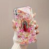 2759190883b640a48cc5db6cc82cef10-goods.jpeg Floral Virgin Mary Case for iPhone X XR Xs Max 8 7 Plus 6s SE Electroplated Glass cass Shockproof Drop Protection Rugged Durable Cover Cellphone Protective Smartphone Casing