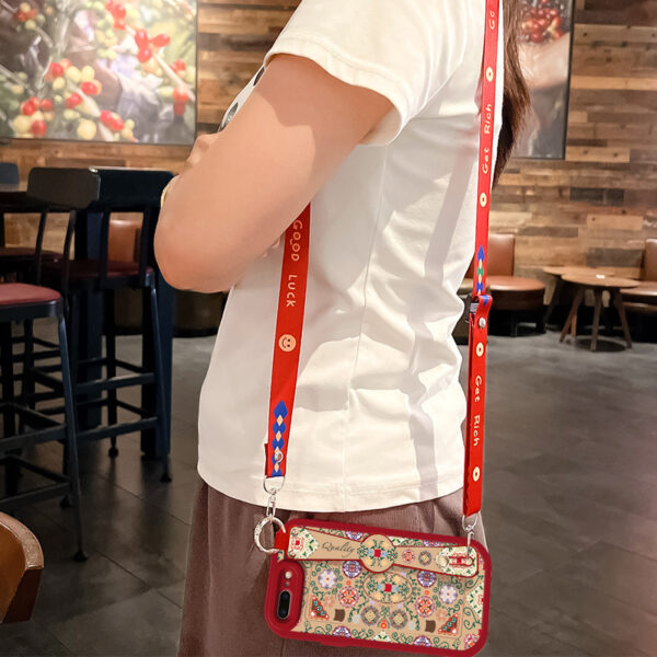 With a Lanyard, It Can Serve As a Stand, Crossbody Bag, Or Wrist Strap, Suitable for Iphone 8 Plus Cases for Iphone X, Xs, Xr, Xsmax, 7, 7 Plus, 8, 8 Plus, 6S, 6S Plus, SE2, SE3. It Features Full Coverage, Creative Patterns, Shock Resistance, And Drop Pro
