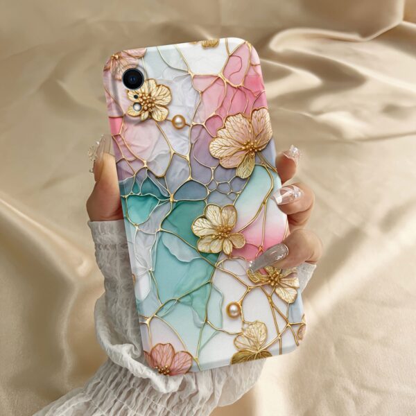 for iPhone XR flower All inclusive seismic resistant film hard phone case