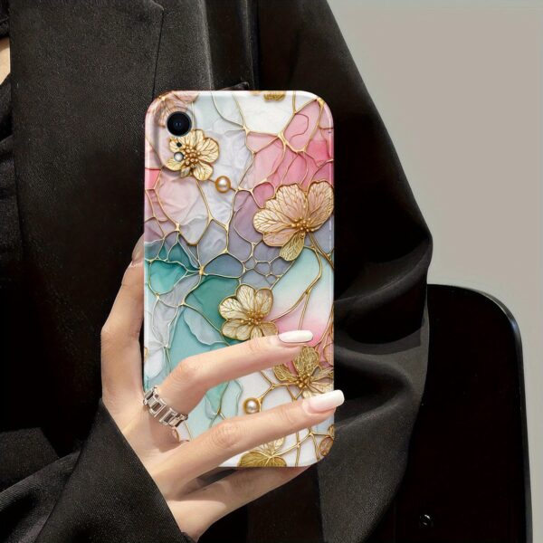 for iPhone XR flower All inclusive seismic resistant film hard phone case
