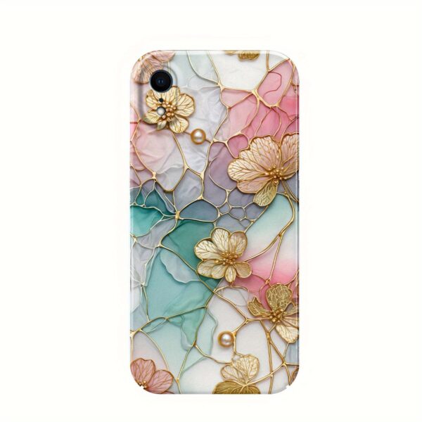 for iPhone XR flower All inclusive seismic resistant film hard phone case
