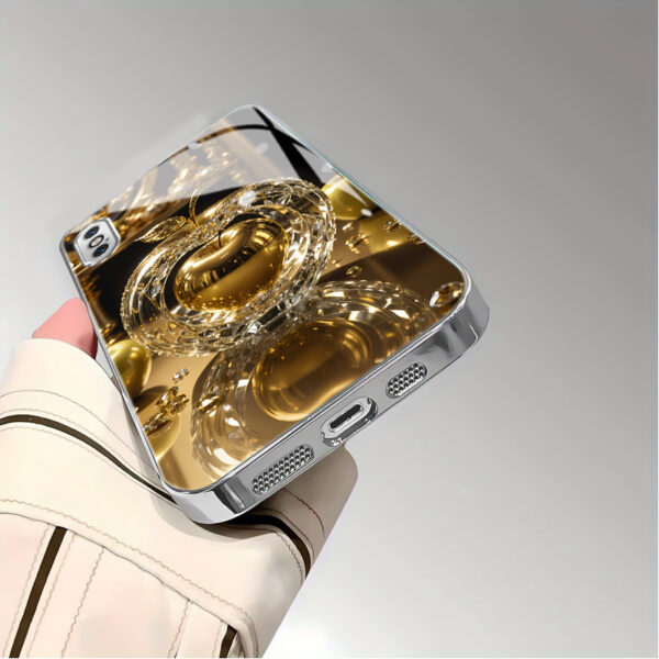 Sacred Apple Glass Phone Case for iPhone X XR Xs Max 8 7 Plus 6s SE Female style Soft Tempered Frame Drop Protection Rugged Durable Cover Cellphone Protective Smartphone Casing The Advanced Process Paired with High-definition Patterned Glass Panels