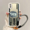 9a28cc9994df4a4488359cc6bc723e57-goods.jpeg 1 new 100 dollar bill pattern mobile phone case | Hundred Dollar Bill Pattern Phone Case | with Woven Lanyard | Anti-drop Durable Soft Edge| compatible with(iPhone X Xs)