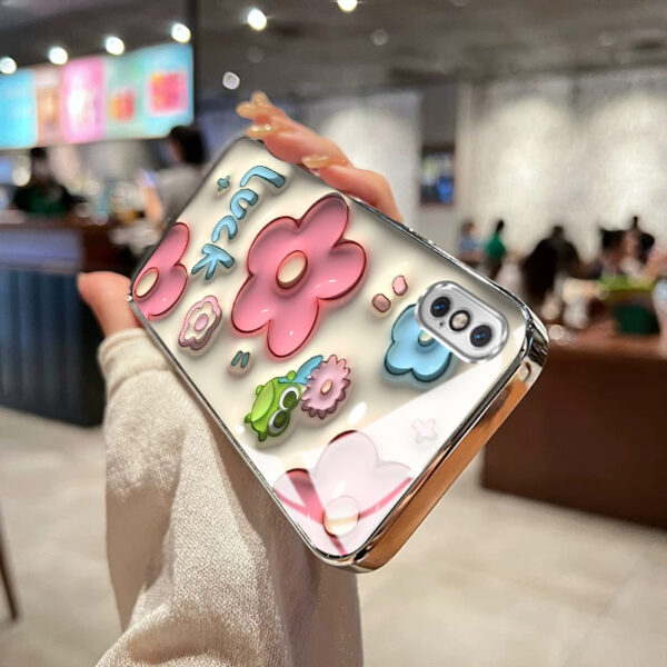 Durable And Shockproof Case for Iphone Models Including X, XR, Xs Max, 8, 7 Plus, And 6S SE, Featuring Electroplated Glass for Drop Protection