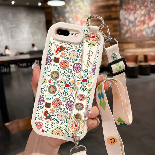 With a Lanyard, It Can Serve As a Stand, Crossbody Bag, Or Wrist Strap, Suitable for Iphone 8 Plus Cases for Iphone X, Xs, Xr, Xsmax, 7, 7 Plus, 8, 8 Plus, 6S, 6S Plus, SE2, SE3. It Features Full Coverage, Creative Patterns, Shock Resistance, And Drop Pro