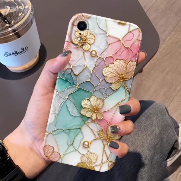 for iPhone XR flower All inclusive seismic resistant film hard phone case