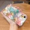 for iPhone XR flower All inclusive seismic resistant film hard phone case