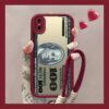 e8fc6297a5e9428f9dce1880ad26ab8f-goods.jpeg 1 new 100 dollar bill pattern mobile phone case | Hundred Dollar Bill Pattern Phone Case | with Woven Lanyard | Anti-drop Durable Soft Edge| compatible with(iPhone X Xs)
